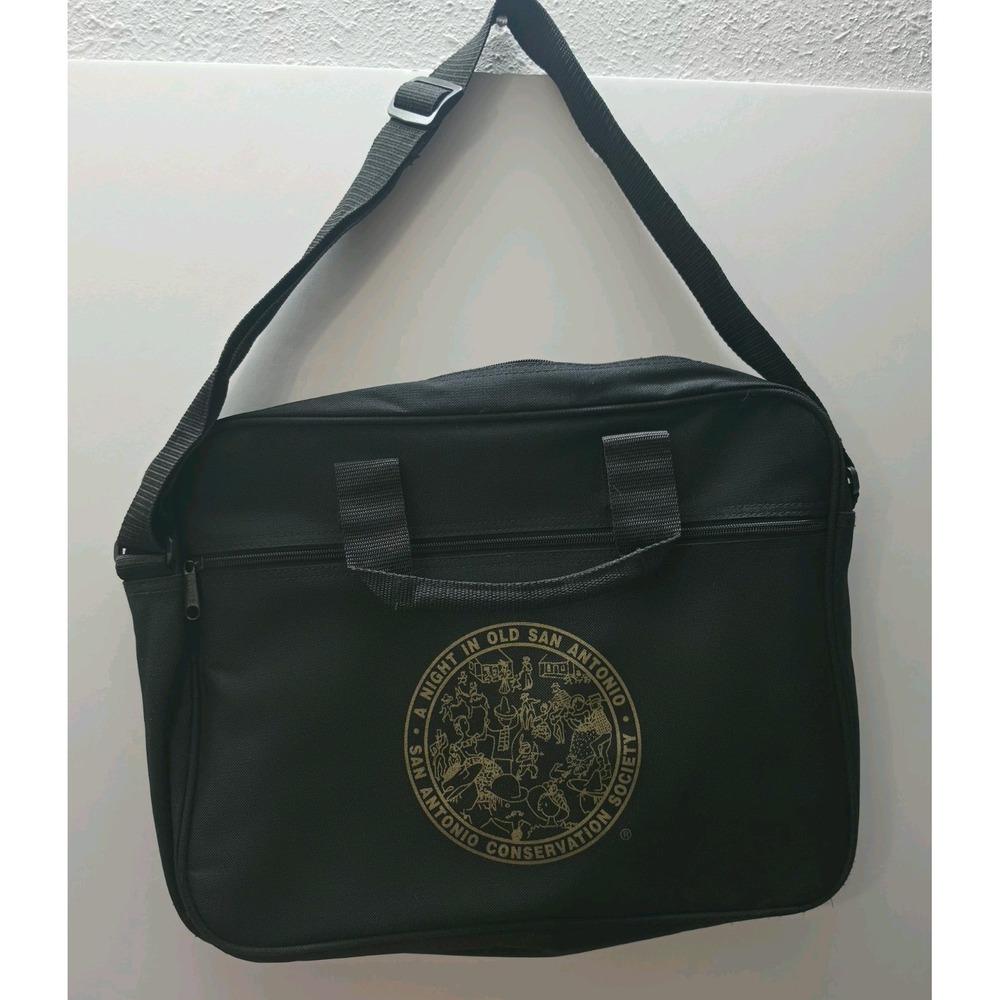 NIOSA Night In Old San Antonio Conservation Society Laptop Messenger  Bag